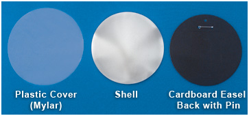 6 inch buttons photo