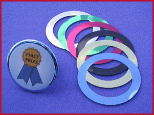 Un imagen de los aros de mylar